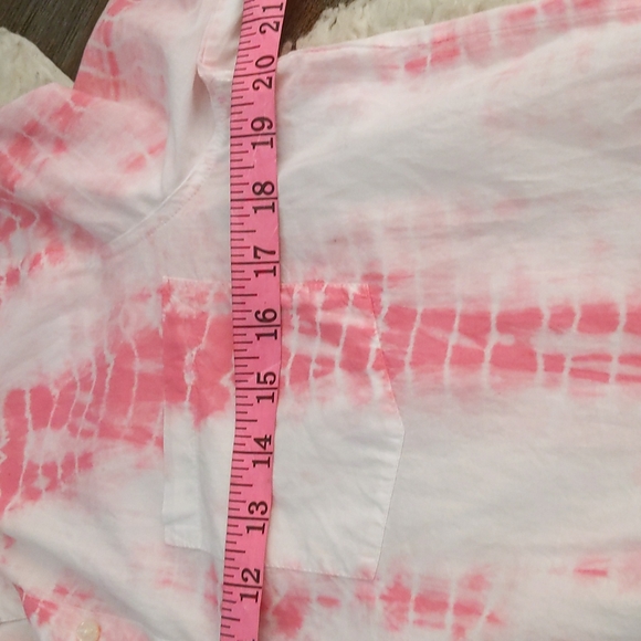 LUCKY BRAND Tie-dye Button Down Top - Picture 9 of 10